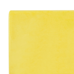 Bettrahmenbezug Samtstoff FITOU 160 x 200 cm Gelb