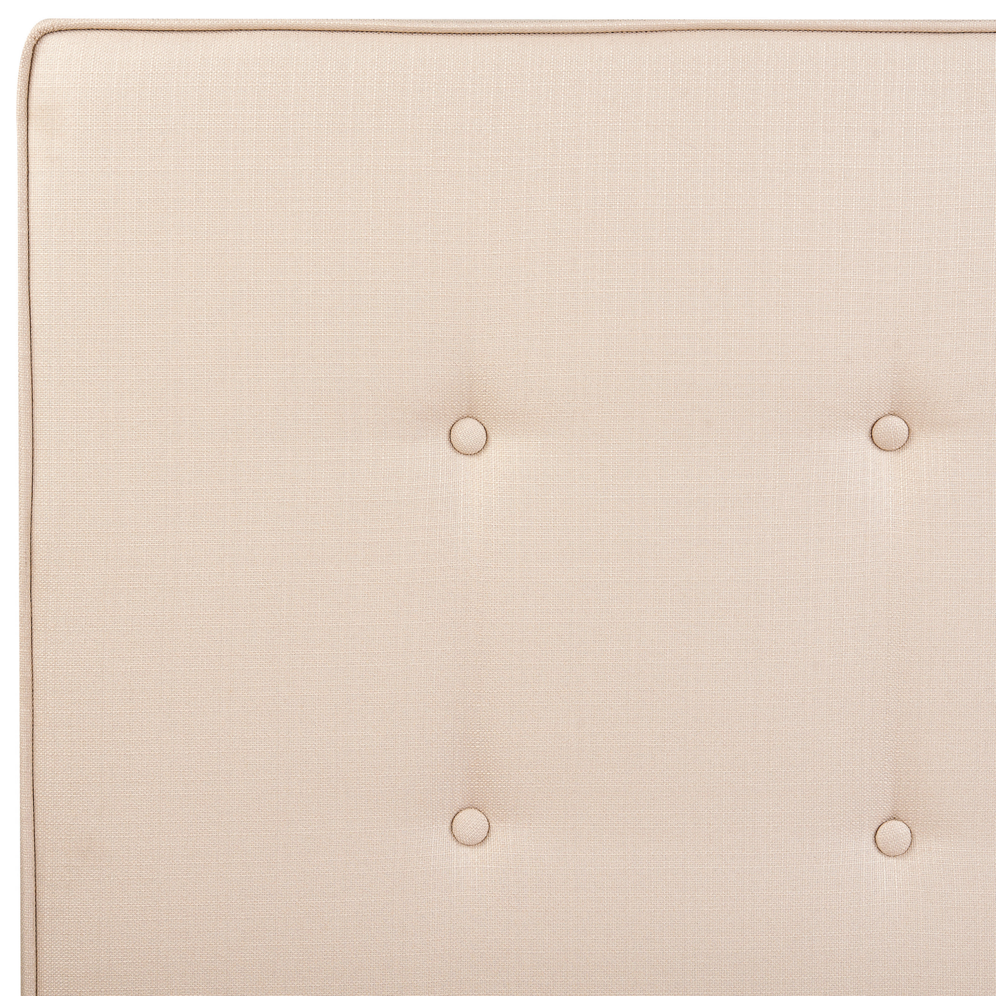 Bett mit Lattenrost Stoff AMBASSADOR 180 x 200 cm Beige