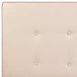 Bett mit Lattenrost Stoff AMBASSADOR 180 x 200 cm Beige