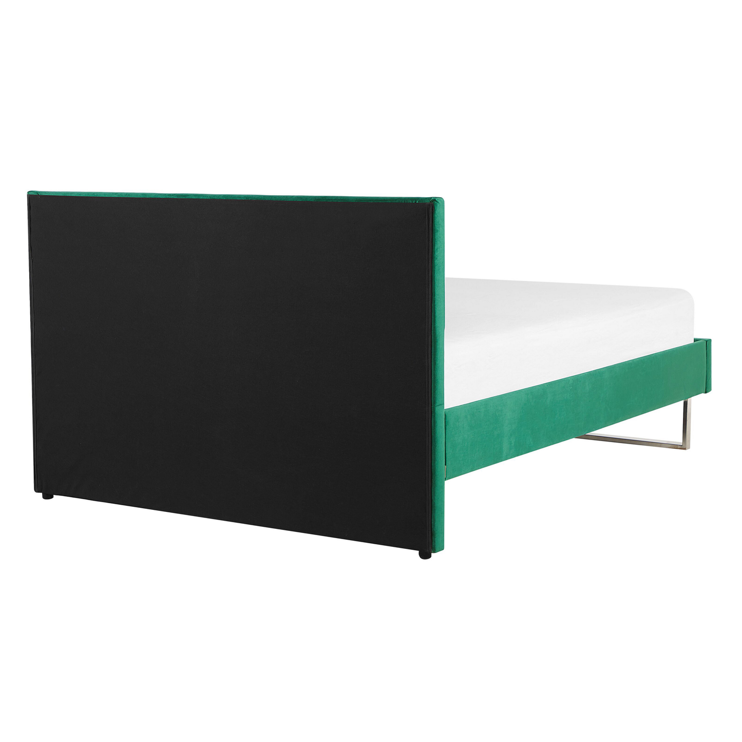 Bett mit Lattenrost Samtstoff BELLOU 140 x 200 cm Grün