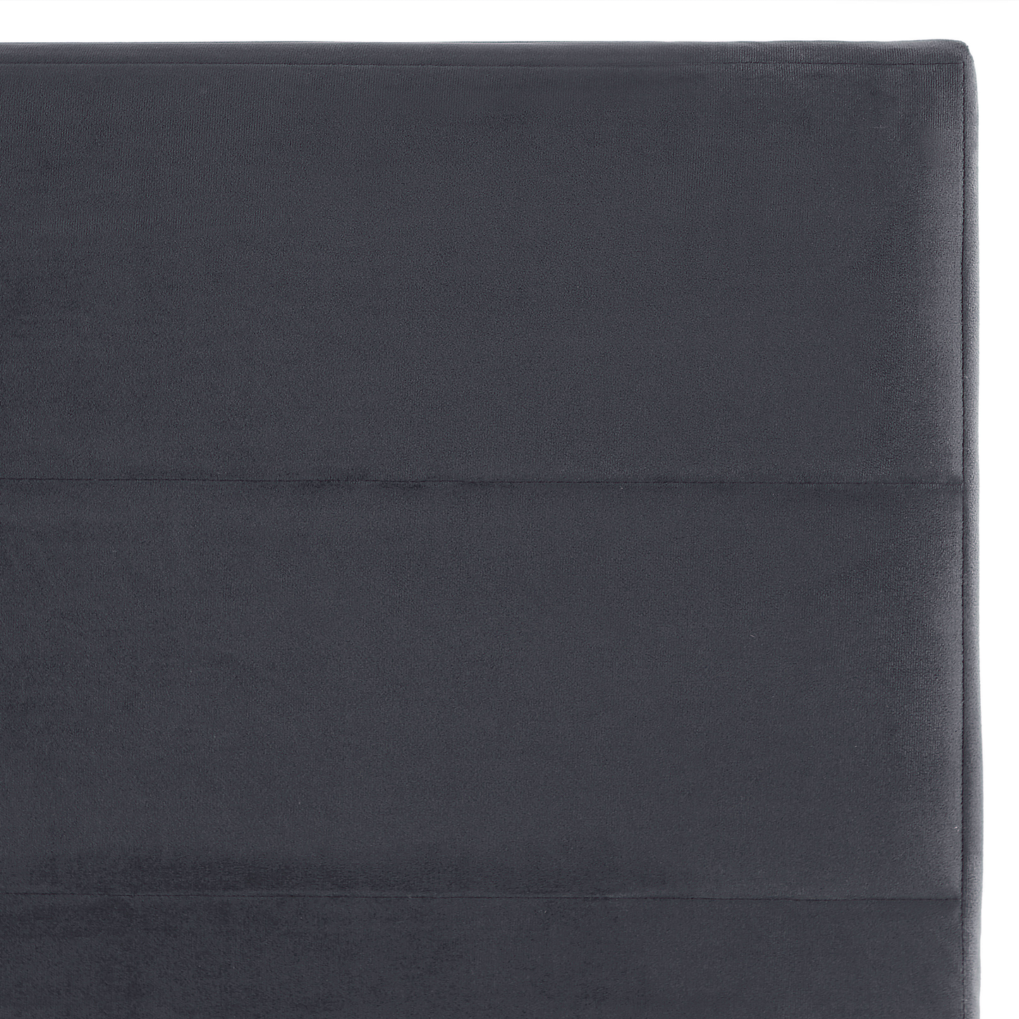 Bett mit Lattenrost Samtstoff BELLOU 160 x 200 cm Dunkelgrau