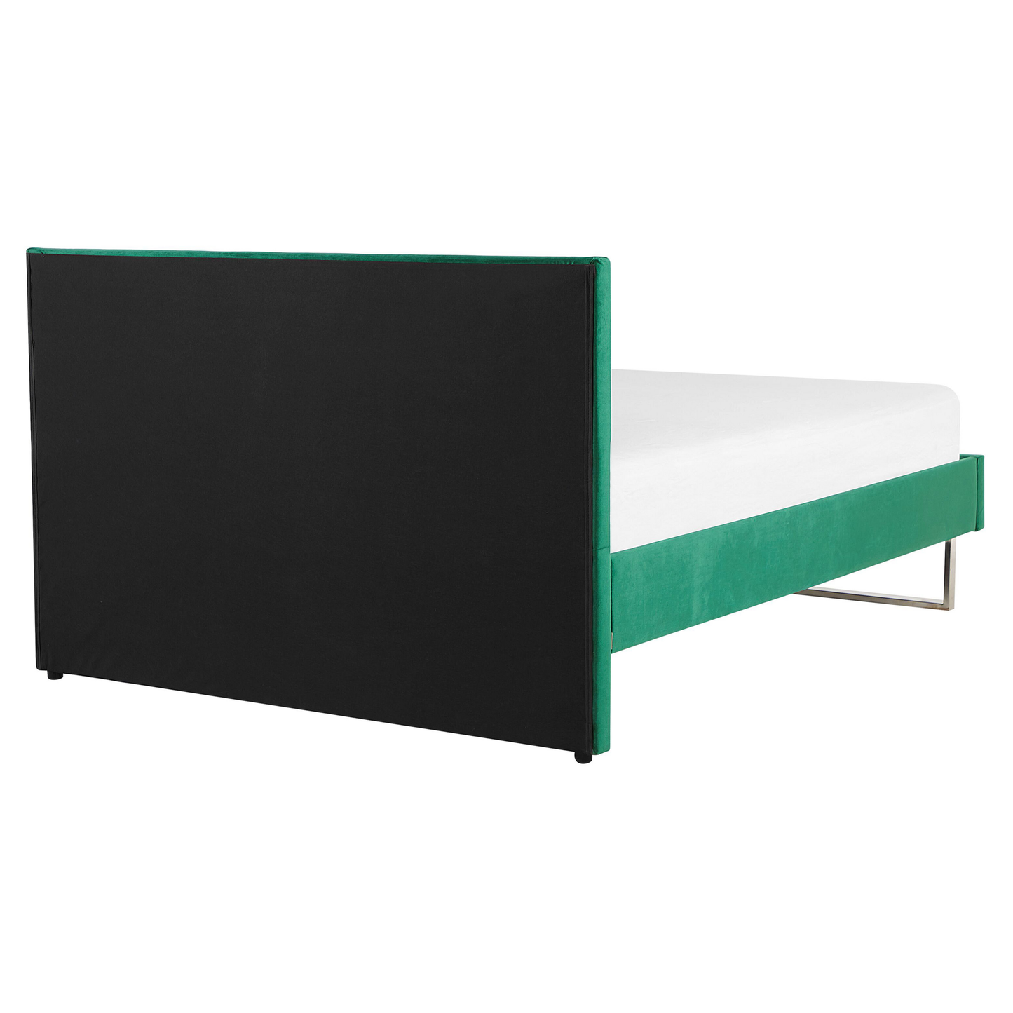 Bett mit Lattenrost Samtstoff BELLOU 160 x 200 cm Grün