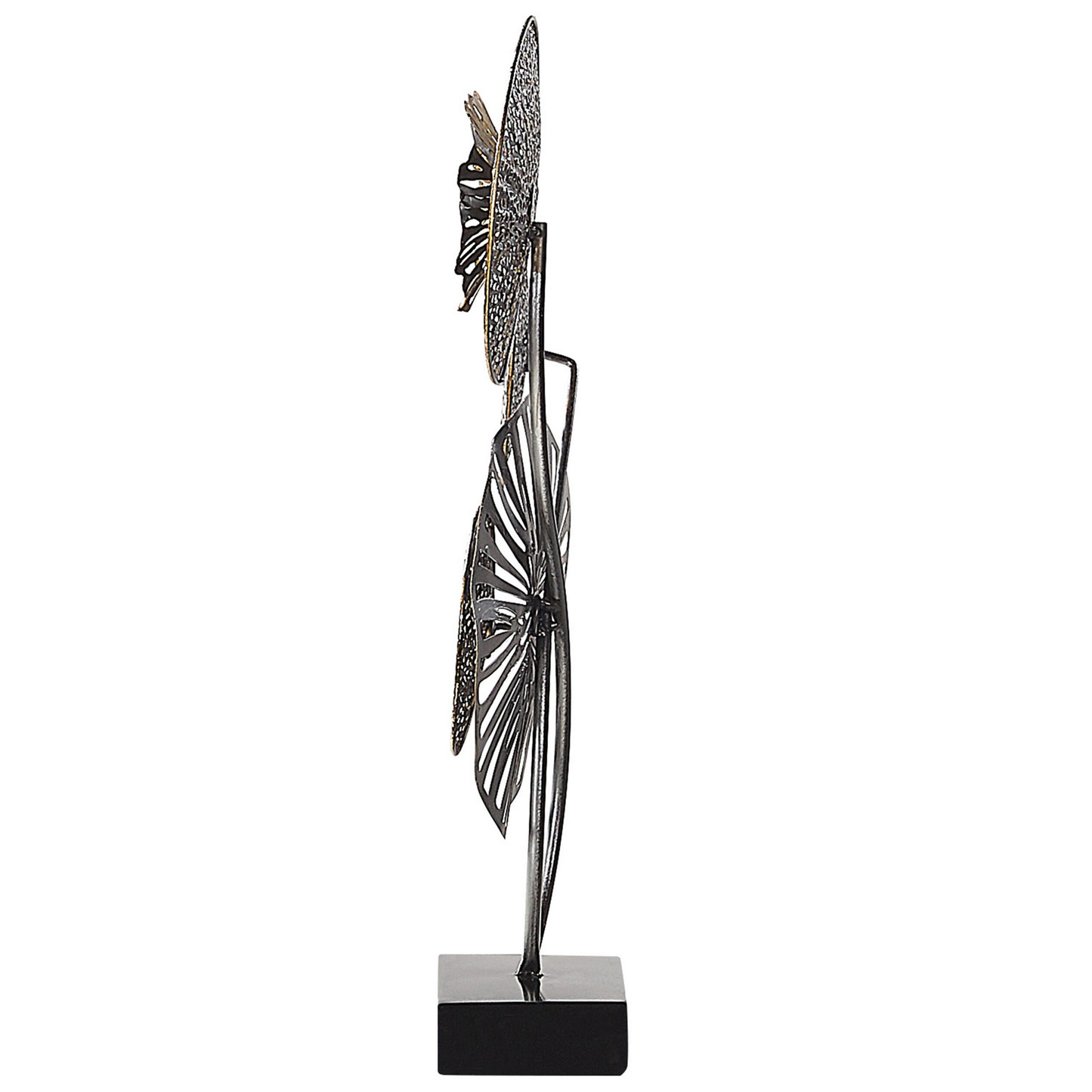 Dekofigur URANIUM Metall Silber