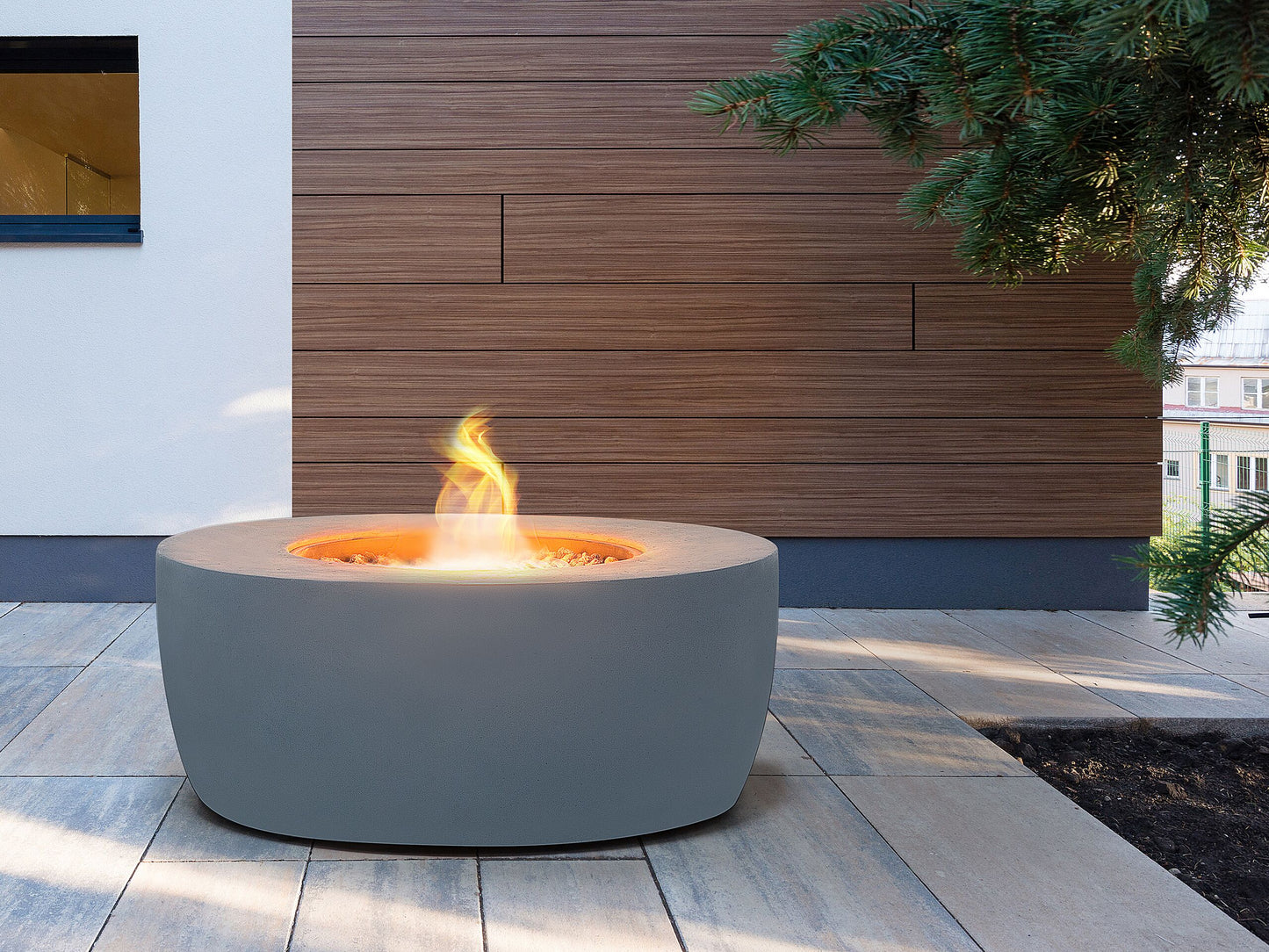 Feuerstelle INDUS Grau