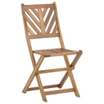 Bistro Set klappbar TERNI Holz Braun