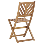 Bistro Set klappbar TERNI Holz Braun