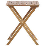 Bistro Set klappbar TERNI Holz Braun