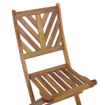 Bistro Set klappbar TERNI Holz Braun
