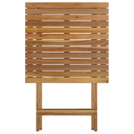 Bistro Set klappbar TERNI Holz Braun