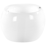 Whirlpool Badewanne freistehend weiss oval mit LED 180 x 100 cm MUSTIQUE