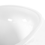 Whirlpool Badewanne freistehend weiss oval mit LED 180 x 100 cm MUSTIQUE