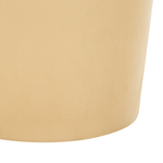 Pouf mit Stauraum Samtstoff beige / rosa ⌀ 40 cm MOUSEE