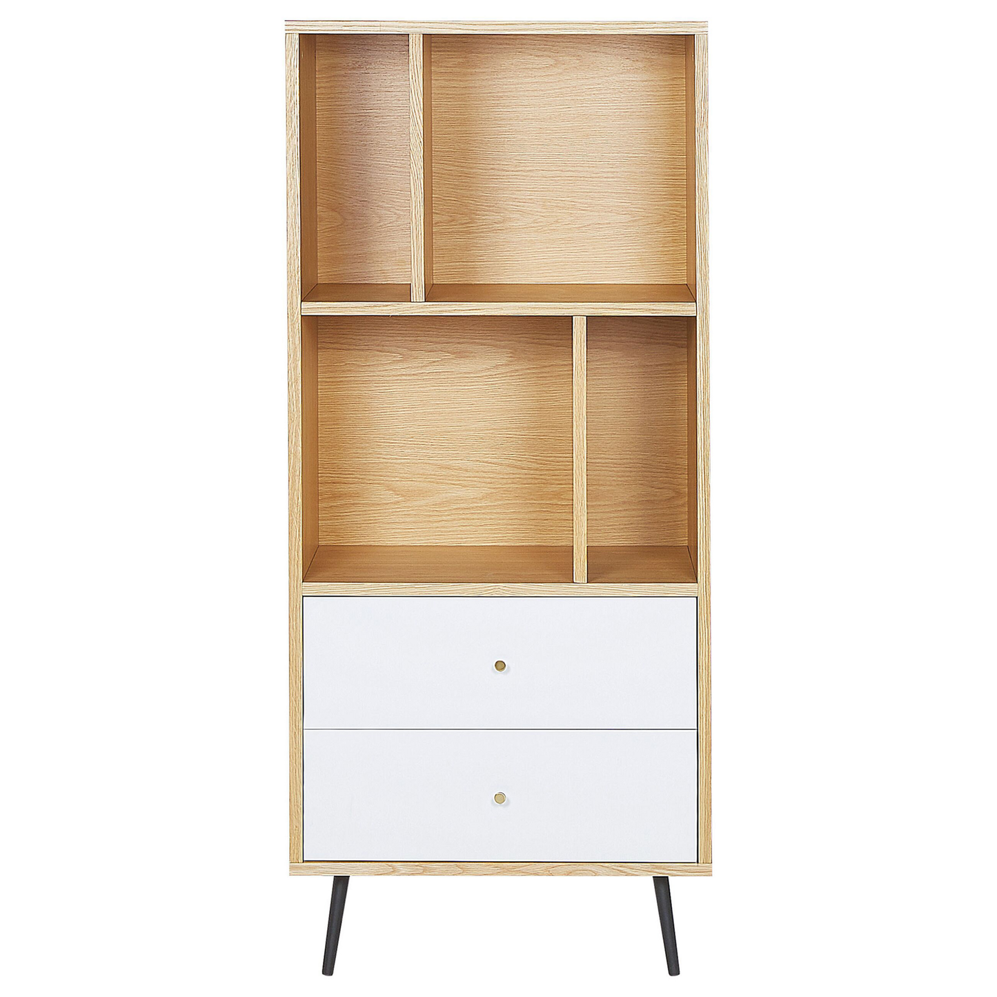 Bücherschrank RICHMOND 139 cm Helle Eiche