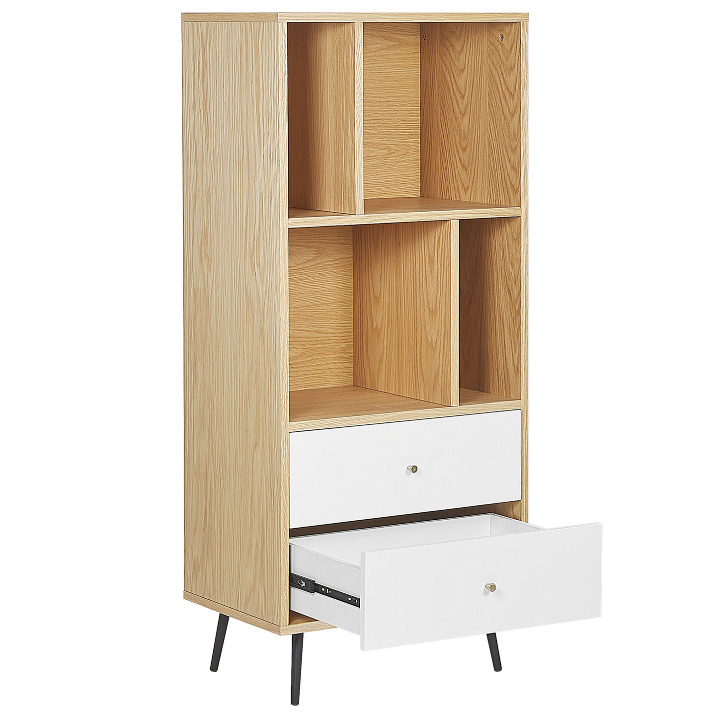 Bücherschrank RICHMOND 139 cm Helle Eiche