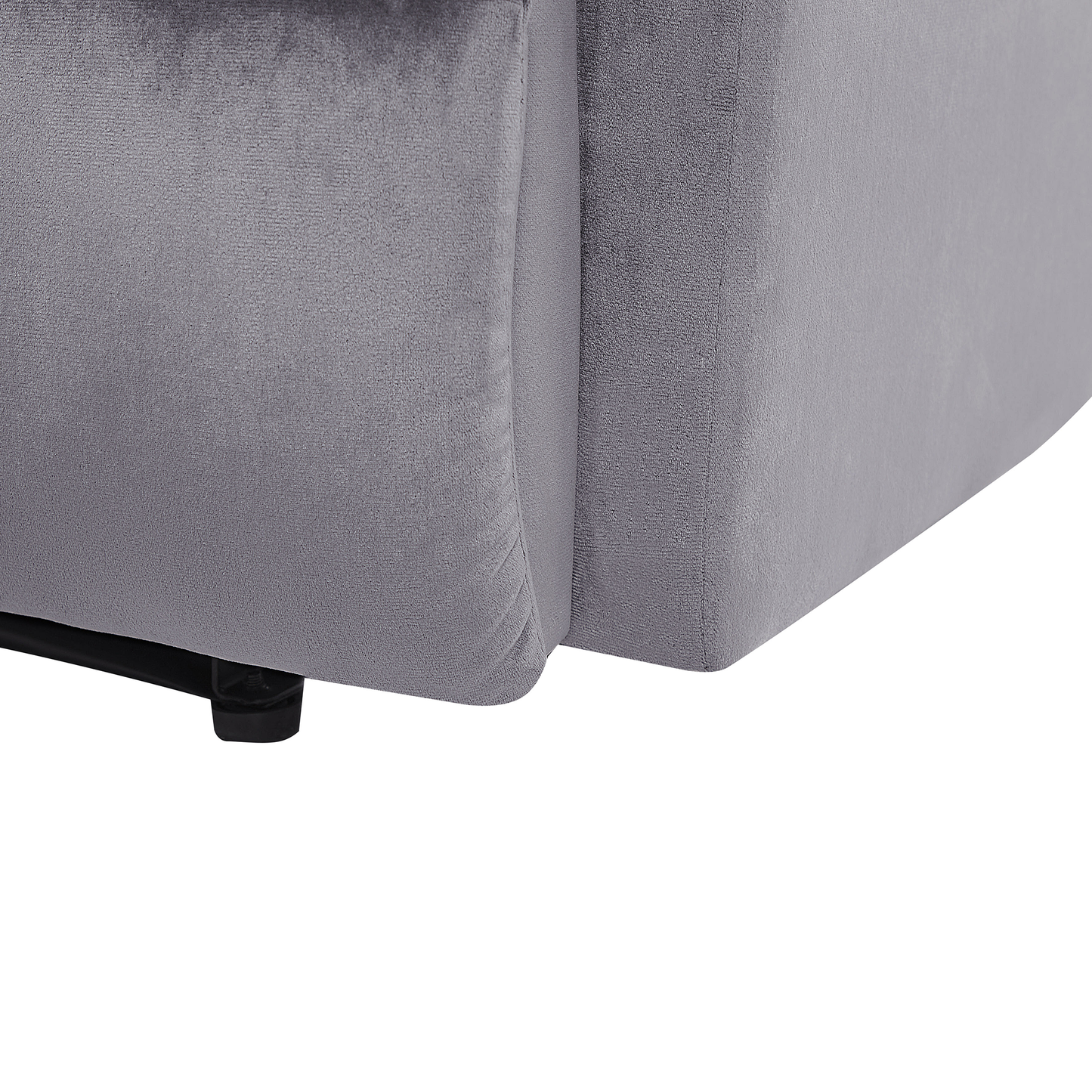 Fernsehsessel ESLOV Samtstoff Grau