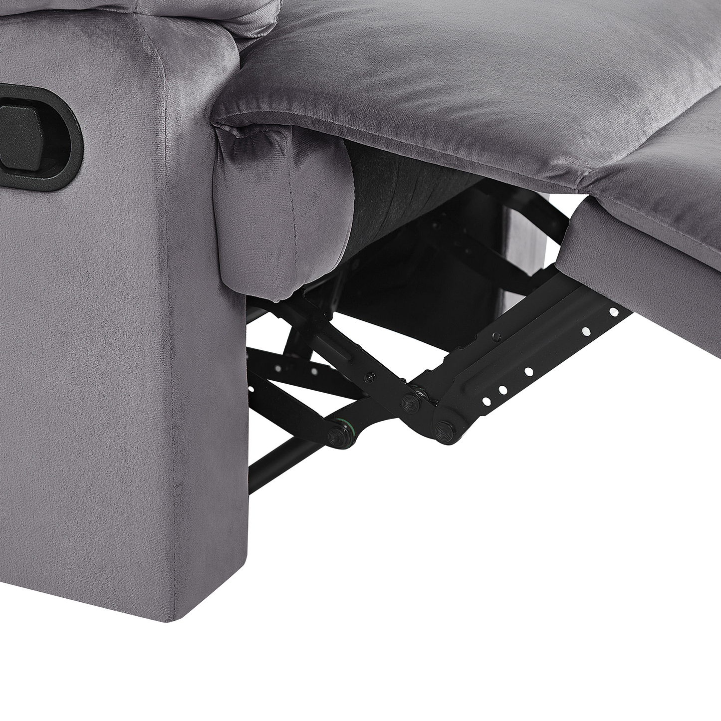 Fernsehsessel ESLOV Samtstoff Grau