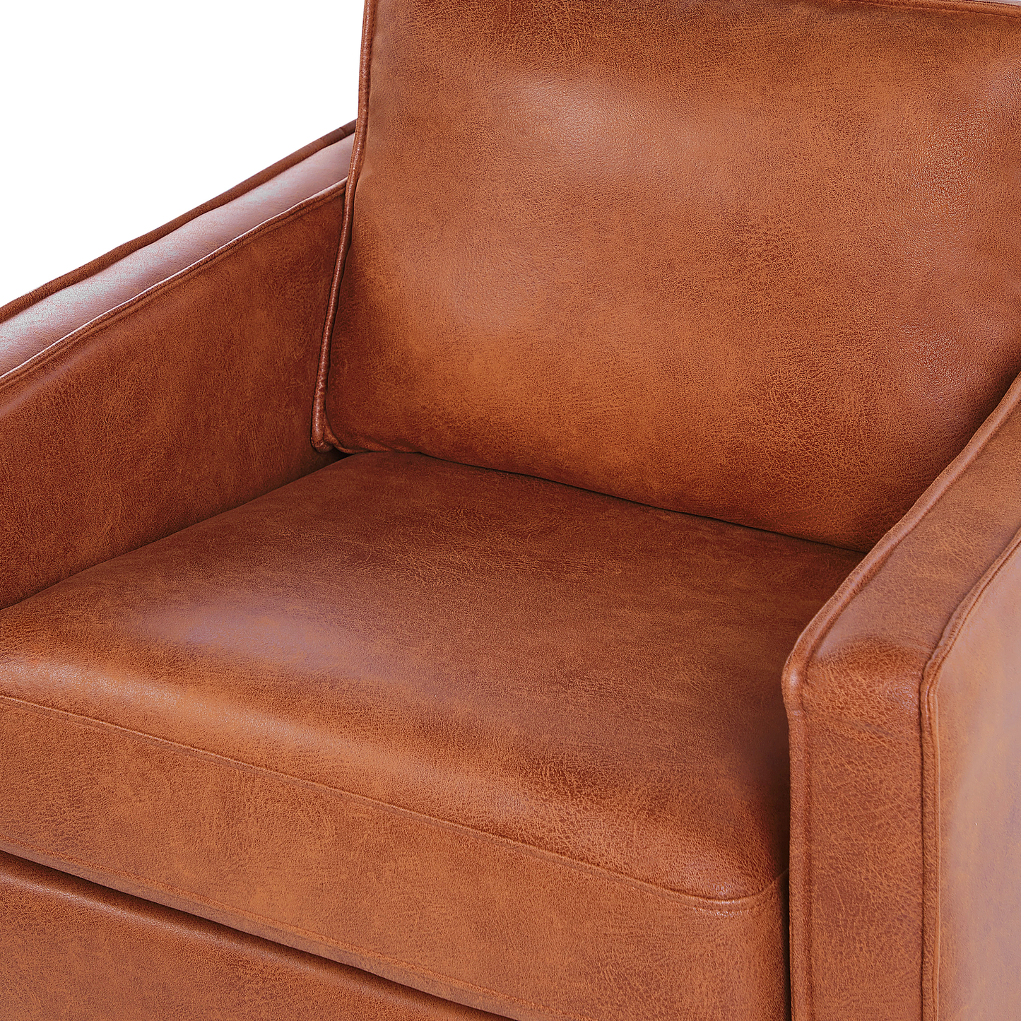 Sessel VIND Kunstleder Goldbraun