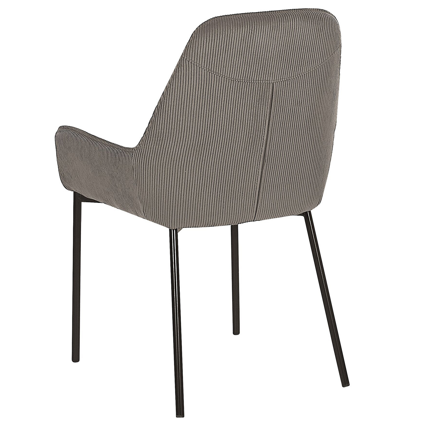 Esszimmerstuhl 2er Set LOVERNA Cord Grau