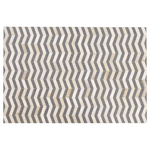 Teppich Kuhfell grau / beige 160 x 230 cm Patchwork Kurzflor BAGGOZE