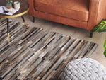 Teppich Kuhfell mehrfarbig 140 x 200 cm Patchwork Kurzflor TUZLUCA