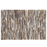 Teppich Kuhfell mehrfarbig 140 x 200 cm Patchwork Kurzflor TUZLUCA