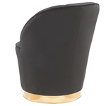 Sessel ALBY Samtstoff Schwarz