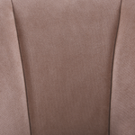 Sessel ALBY Samtstoff Hellbeige