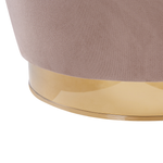 Sessel ALBY Samtstoff Hellbeige