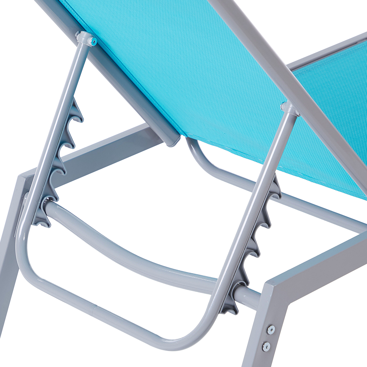 Gartenliege Stahl Textilbespannung blau NOLI