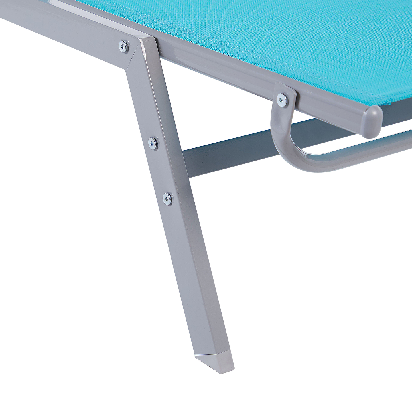 Gartenliege Stahl Textilbespannung blau NOLI