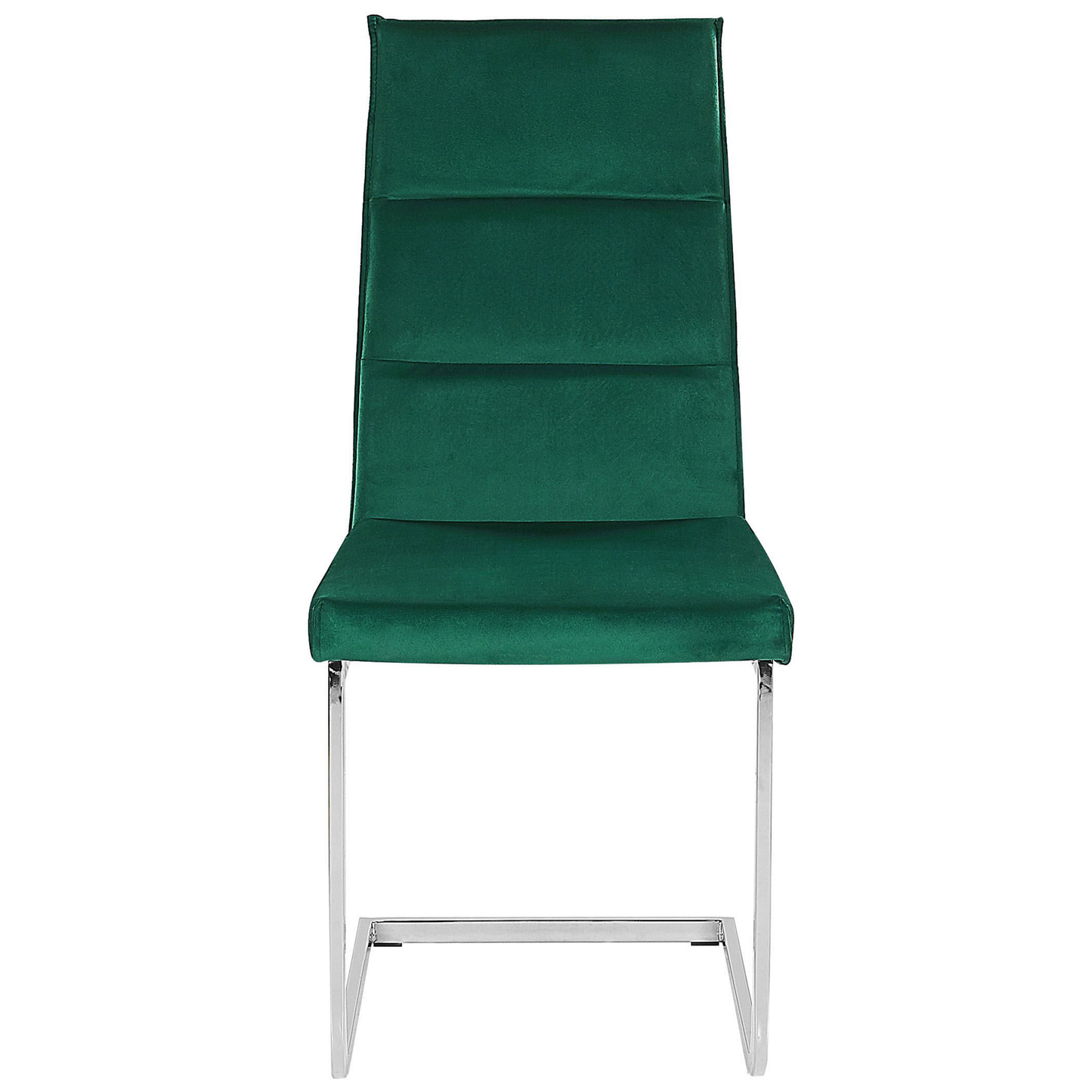 Esszimmerstuhl 2er Set ROCKFORD Samtstoff Grün