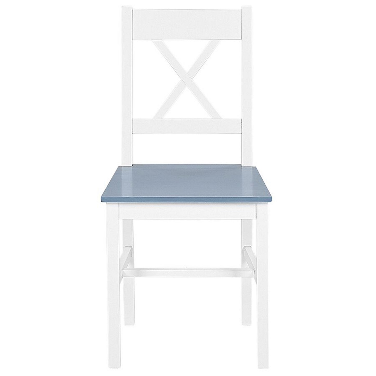 Esszimmer Set MOANA Kiefernholz Weiss 4-Sitzer