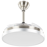 Deckenventilator mit Licht IBAR mit Fernbedienung Transparent