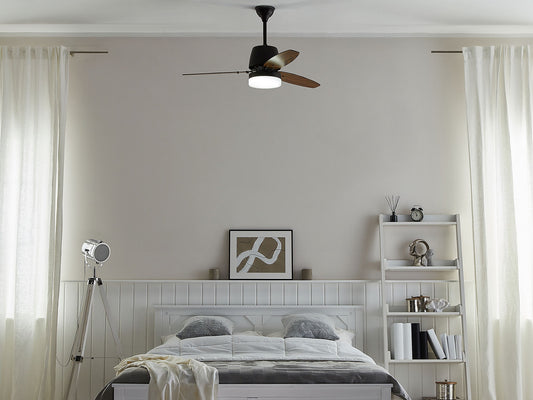 Deckenventilator mit Licht MLAVA mit Fernbedienung Braun