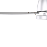 Deckenventilator mit Licht MLAVA mit Fernbedienung Silber