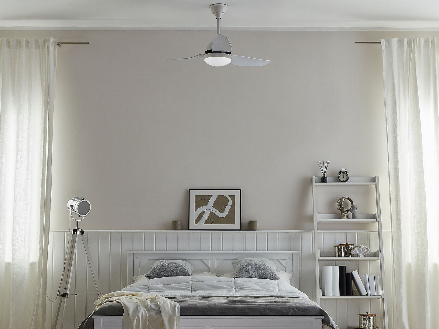 Deckenventilator mit Licht weiss TOPLICA