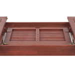 Gartentisch Set Massivholz Taupe TOSCANA