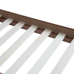 Bett mit Lattenrost BERRIC 140 x 200 cm Dunkle Esche
