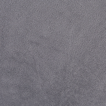 Pouf Samtstoff grau / silber ⌀ 36 cm rund BRIGITTE