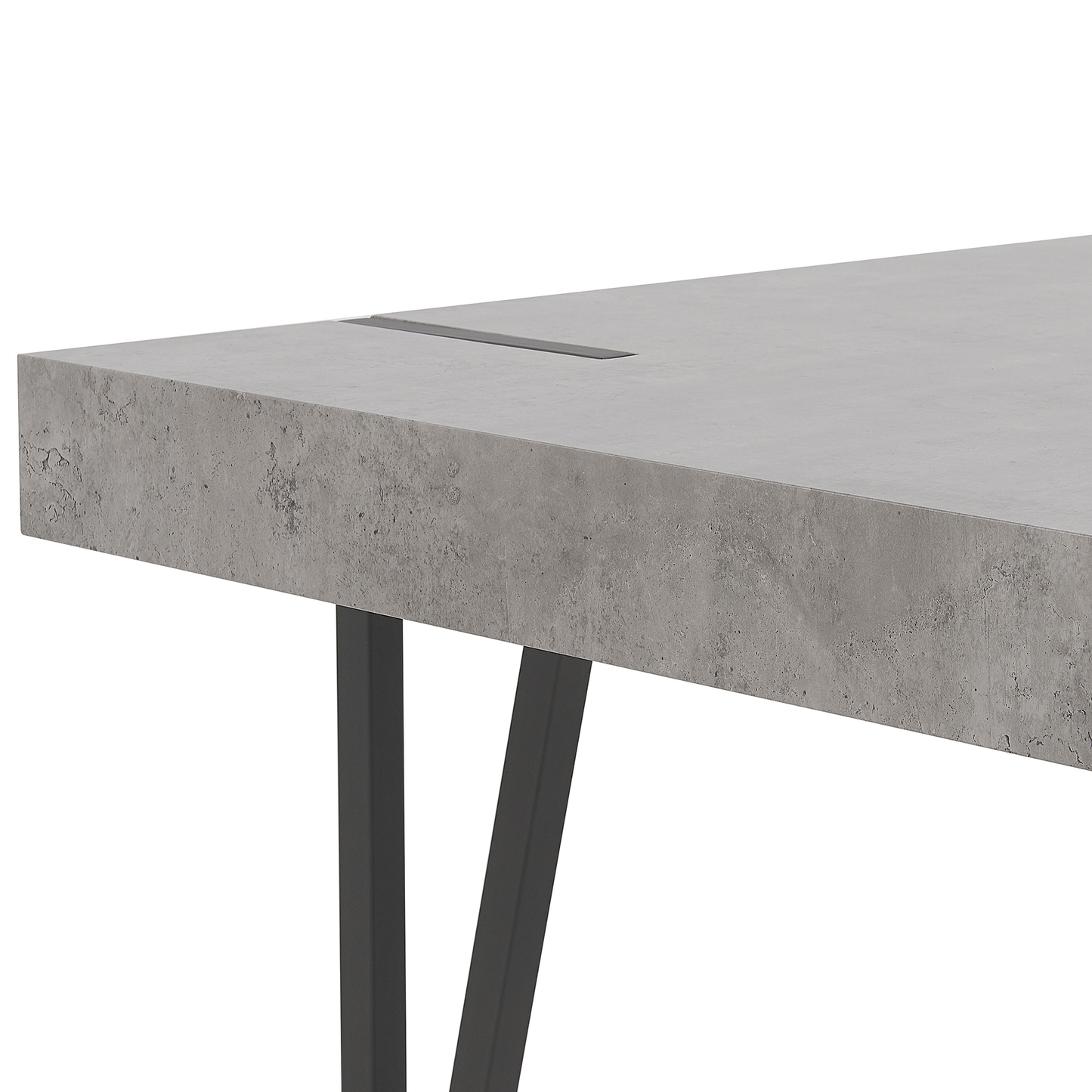 Esstisch ADENA Grauer Betoneffekt 150 cm 90 cm