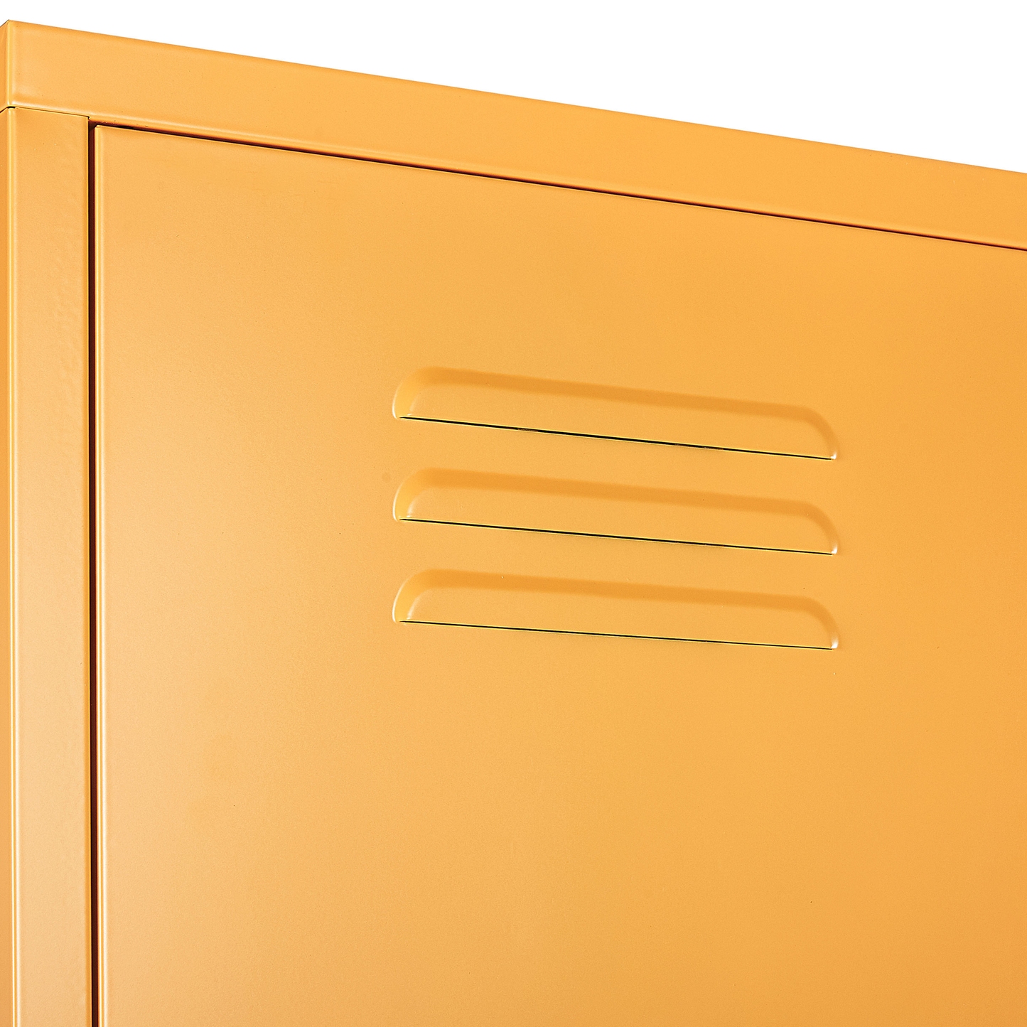 Büroschrank FROME Metall Gelb