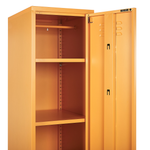 Büroschrank FROME Metall Gelb