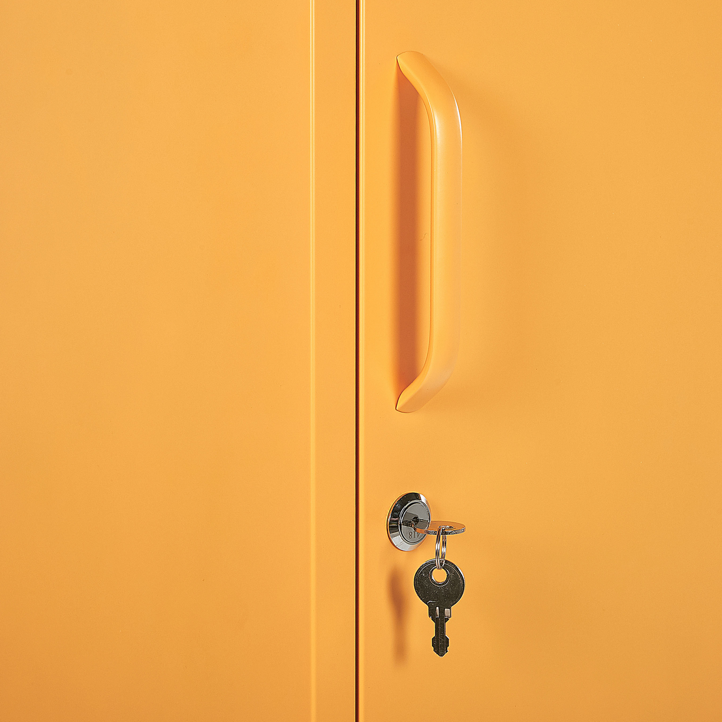 Büroschrank FROME Metall Gelb