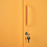 Büroschrank FROME Metall Gelb