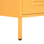 Büroschrank FROME Metall Gelb