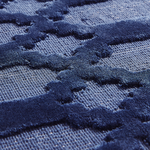 Teppich marineblau 140 x 200 cm Kurzflor CIZRE