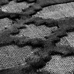 Teppich dunkelgrau 140 x 200 cm Kurzflor CIZRE