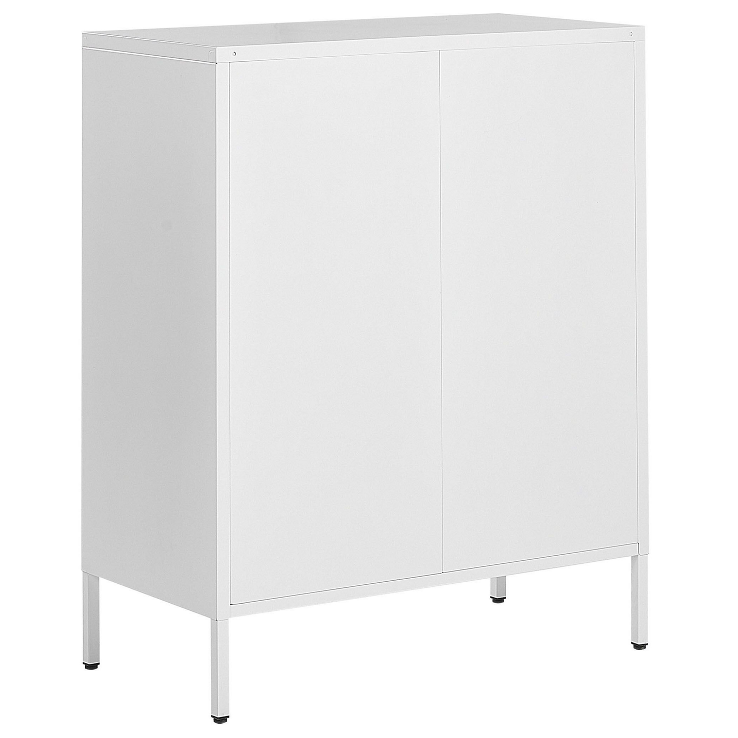 Schrank WAKATIPU Metall 102 cm Weiss
