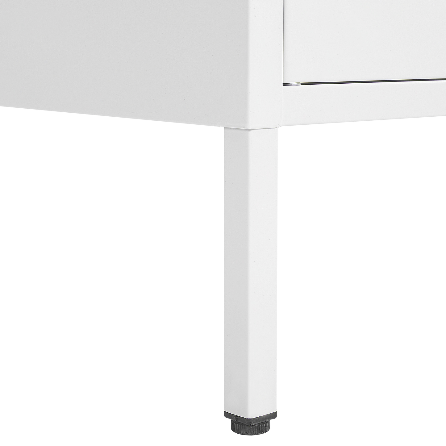 Schrank WAKATIPU Metall 102 cm Weiss