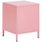 Nachttisch mit 2 Schubladen MALAVI Metall Rosa